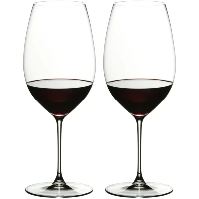Image of Riedel Red Wine Glasses Veritas New World Shiraz 2 Pieces
