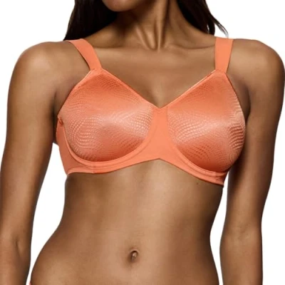 Image of Triumph Women&#039;s Essential Minimizer T Bra, Apricot Brandy, 32C