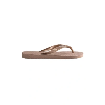 Image of Havaianas Tiras Tbar sandals, Women&#039;s, Size: 41, Rose gold shoes