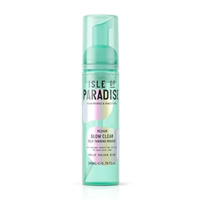 Image of Isle of Paradise Glow Clear Self Tanning Mousse Medium 200ml