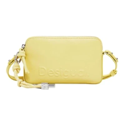 Image of Desigual Small LOGO Across body bag, Women&#039;s, Size: One Size, Yellow