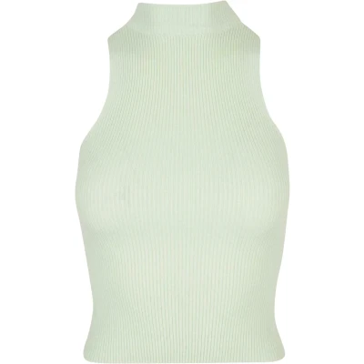 Image of Urban Classics Short Turtleneck Top, Women&#039;s, Size: 3XL, Lightmint