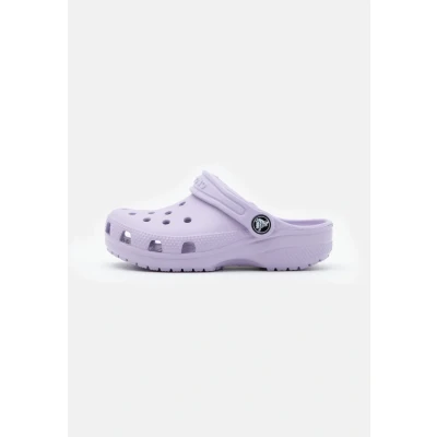 Image of Crocs Classic Mules for kids, Size: 11K, Lavender Synthetics