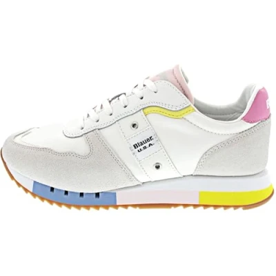 Image of Blauer USA Melrose02 Low Trainers White, Fantasy 41 EU