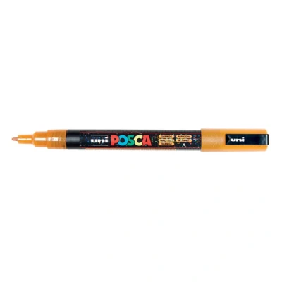 Image of uni ball PX197954000 POSCA FINE Point 3M GLTR, Glitter Orange, One Size