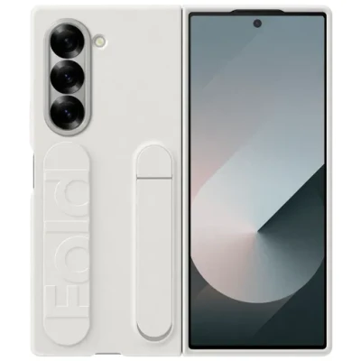 Image of Samsung Silicone Back Cover White Galaxy Z Fold 6
