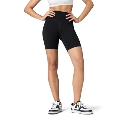 Image of NIKE Women&#039;s One Bike Shorts Mit Taschen Und Hohem Bund Für Damen (Ca. 20,5 Cm)
