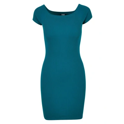 Image of Urban Classics OFF Shoulder Shift dress, Women&#039;s, Size: 4XL, Watergreen