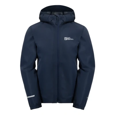Image of Jack Wolfskin Flaze Waterproof jacket for kids, Size: 18 24m, Night blue