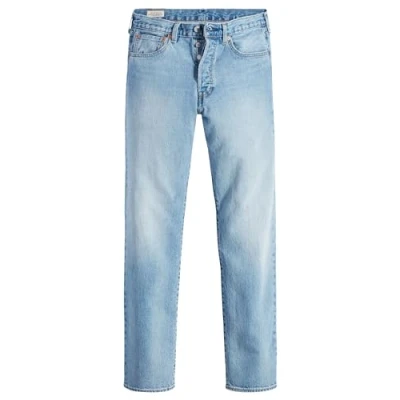 Image of Levi&#039;s 501 Original Unisex Straight leg jeans light blue denim, Size: 38x30, denim