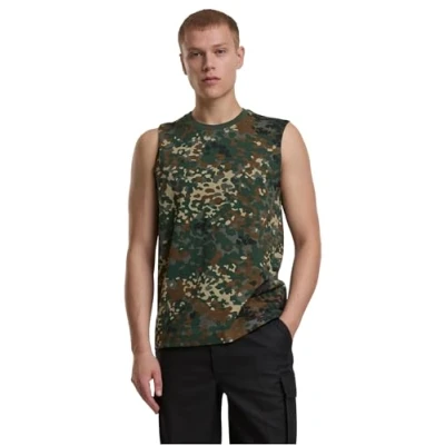 Image of Brandit Men&#039;s T Shirt Sleeveless, Camouflage, 3XL