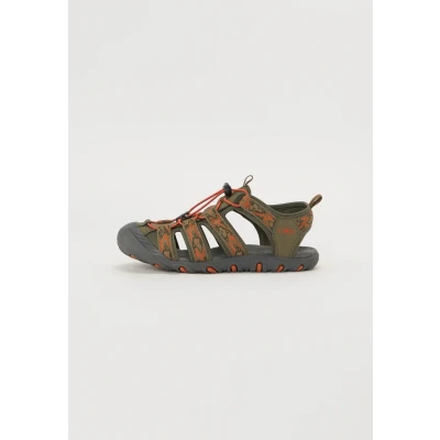 Image of CMP Sahiph Unisex Walking sandals for kids, Size: 34, Olive/ruggine shoes
