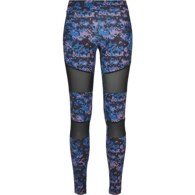 Image of Urban Classics TECH Leggings Trousers, Women&#039;s, Size: Medium, Digital duskviolet camo