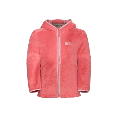 Image of Jack Wolfskin Nepali Fleece jacket for kids, Size: 9 10y, Sunset coral