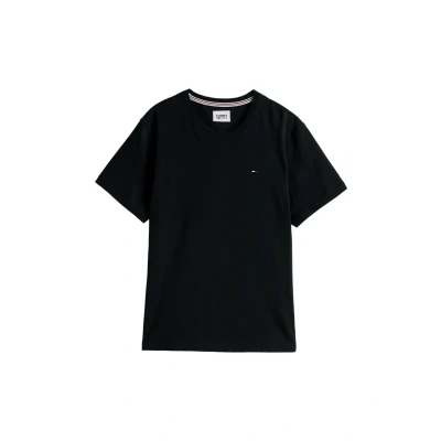 Image of Tommy Jeans TEE Basic Tshirt, Men&#039;s, Size: 42, Black