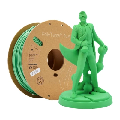 Image of Polymaker PolyTerra forest green PLA filament 2.85mm, 1kg