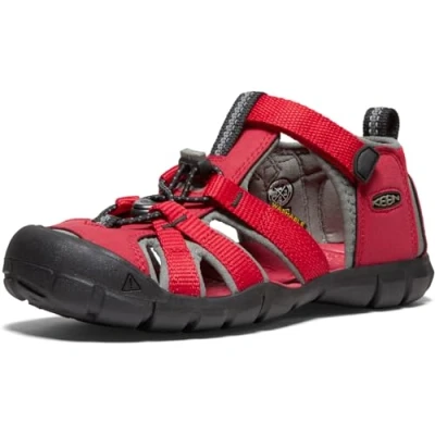 Image of KEEN Unisex Kinder Seacamp Ii Cnx Sandalen, Racing Red Gargoyle, 39 EU