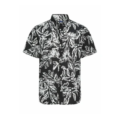 Image of Jack &amp; Jones Comfort FIT Shirt, Men&#039;s, Size: XS, Black