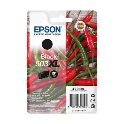 Image of Epson 503XL Chillies, Genuine Black Ink Cartridge