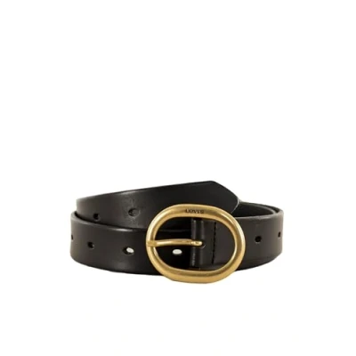 Image of Levi&#039;s Womens Highlow BELT Belt, Women&#039;s, Size: 24, black