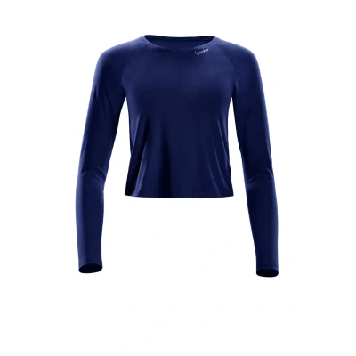 Image of Winshape Cropped Long Sleeve sleeved top, Women&#039;s, Size: XXL, Dark blue