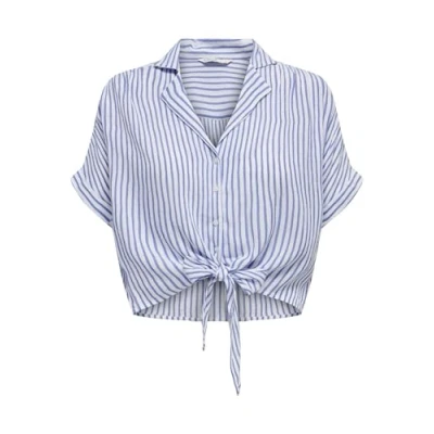 Image of ONLY Onlpaula LIFE TIE Blouse, Women&#039;s, Size: XS, Cloud dancer
