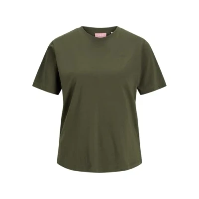 Image of JJXX Jxanna Every LOGO TEE Print Tshirt, Women&#039;s, Size: XL, Grape leaf