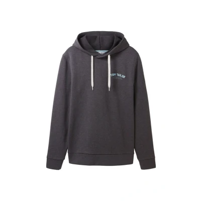 Image of TOM Tailor Hoodie, Men&#039;s, Size: XL, Dark grey melange