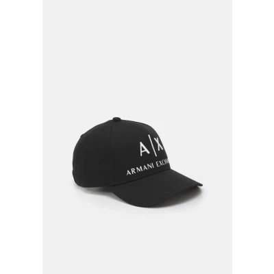 Image of Armani Exchange Baseball HAT Unisex Cap, Size: One Size, Nero/bianco