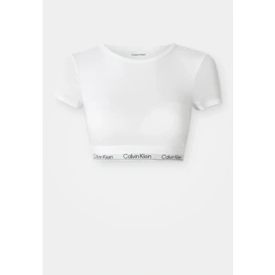 Image of Calvin Klein Underwear ICON Basic Tshirt, Women&#039;s, Size: Medium, White