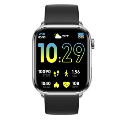 Image of Ice Watch Amoled Smartwatch, Size: One Size, Silver coloured