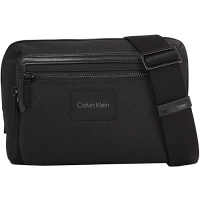 Image of Calvin Klein Men&#039;s Ck Remote Pro 2G Camera Bag Crossovers, Black, One Size, Black (Ck Black), Size