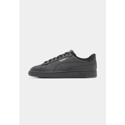 Image of Puma Smash 3.0 Unisex Trainers, Size: 3.5, black gold Leather