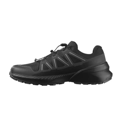 Image of SALOMON Speedcross Peak Gore TEX Men&#039;s Shoes, Black/Black/Asphalt, 11 UK, Black, UK