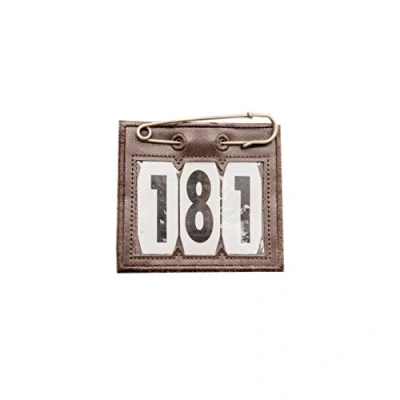 Image of Kentucky Head number PVC with safety pin
