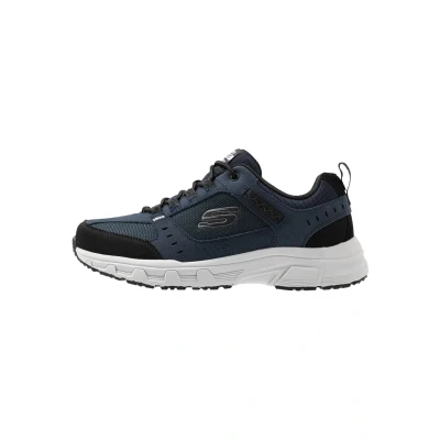 Image of Skechers OAK Canyon Trainers, Men&#039;s, Size: 6, Navy/black Leather and textile
