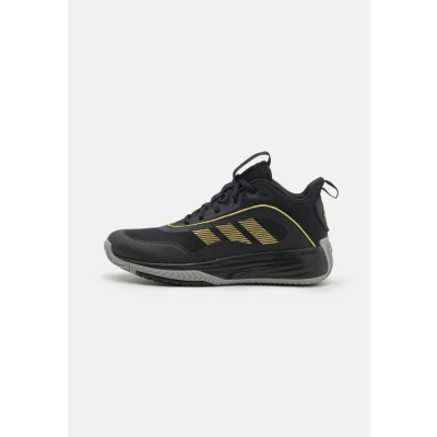 Image of adidas Performance Ownthegame 3.0 Basketball shoes, Size: 6, Core black/gold metallic/solid grey Textile/synthetics