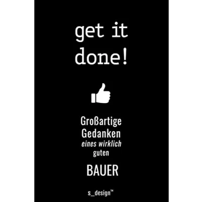 Image of Notizbuch für Bauer/Landwirt/Farmer: Originelle Geschenk Idee [120 Seiten kariertes blanko Papier]