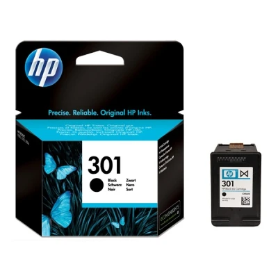 Image of HP 301 Black Original Ink Cartridge