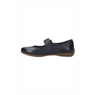 Image of Josef Seibel Ankle strap ballet pumps, Women&#039;s, Size: 3.5, Indigo Leather