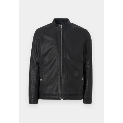 Image of TOM Tailor Faux leather jacket, Men&#039;s, Size: Small, Black