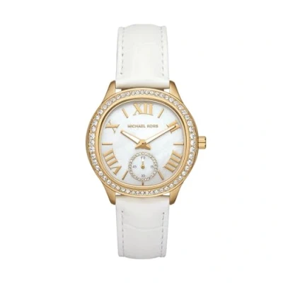 Image of Michael Kors SAGE Watch, Women&#039;s, Size: One Size, White