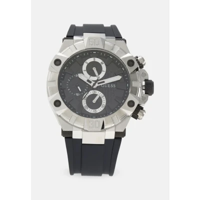 Image of Guess Ignite Watch, Men&#039;s, Size: One Size, Black
