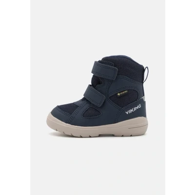 Image of Viking FUN WARM GTX Unisex Winter boots for kids, Size: 6K, Navy Imitation leather/ textile