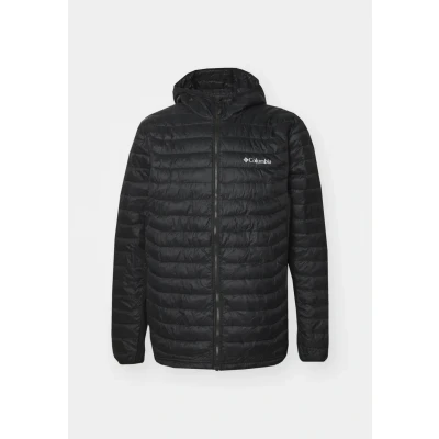 Image of Columbia Powder PASS Hybrid Hooded Jacket Outdoor jacket, Men&#039;s, Size: Small, Black