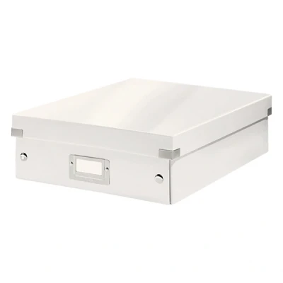 Image of Leitz Organiser Box, Click and Store Range 60580001 Medium, White