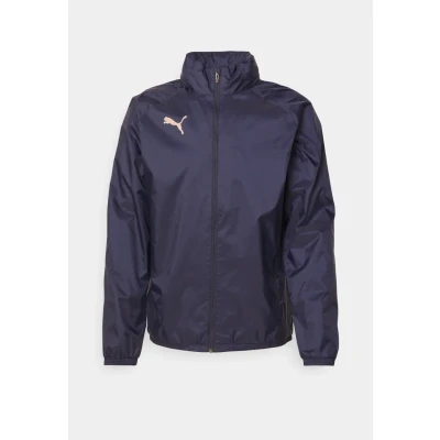Image of Puma Teamgoal ALL Weather Jacket Waterproof jacket, Men&#039;s, Size: Small, Navy/white