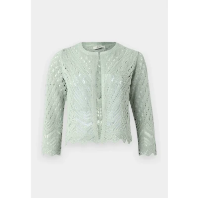 Image of JDY SUN 3/4 Cropped Cardigan, Women&#039;s, Size: Medium, Jadeite