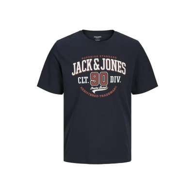Image of JACK &amp; JONES Men&#039;s T Shirt, Dark Navy, S