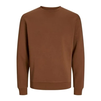 Image of Jack &amp; Jones Jjebradley Sweatshirt, Men&#039;s, Size: Small, Mulch